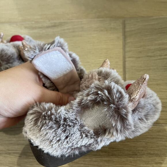 Next Fuzzy Rudolph Reindeer Slippers - Picture 5 of 5